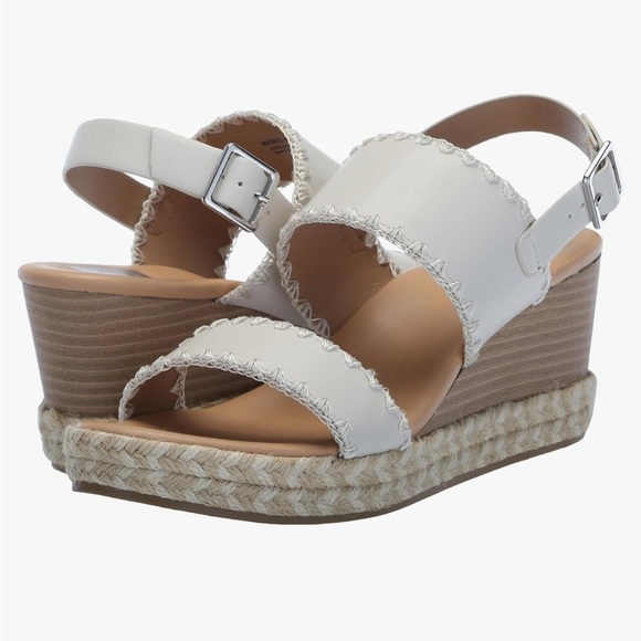 DV Dolce Vita Enchant Sandals for Women white tan size 11 new - Picture 1 of 9